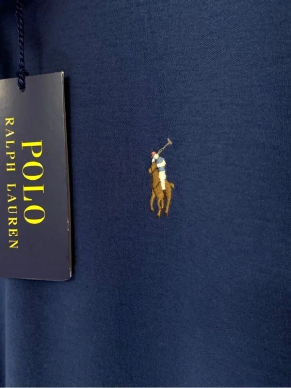 POLO Custom Slim Fit Cotton Short Sleeve Polo MEDIUM Royal Blue NWT